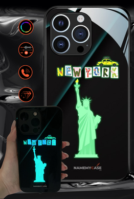 LED Leuchtendes iPhone Case - Freiheitsstatue