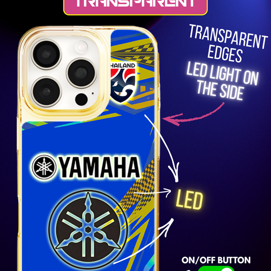 LED Leuchtendes iPhone Case - Yamaha Blau