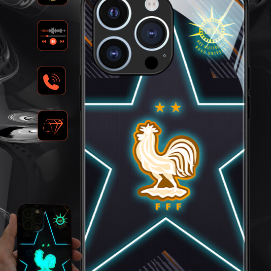 LED Leuchtendes iPhone Case - Omerta Pink
