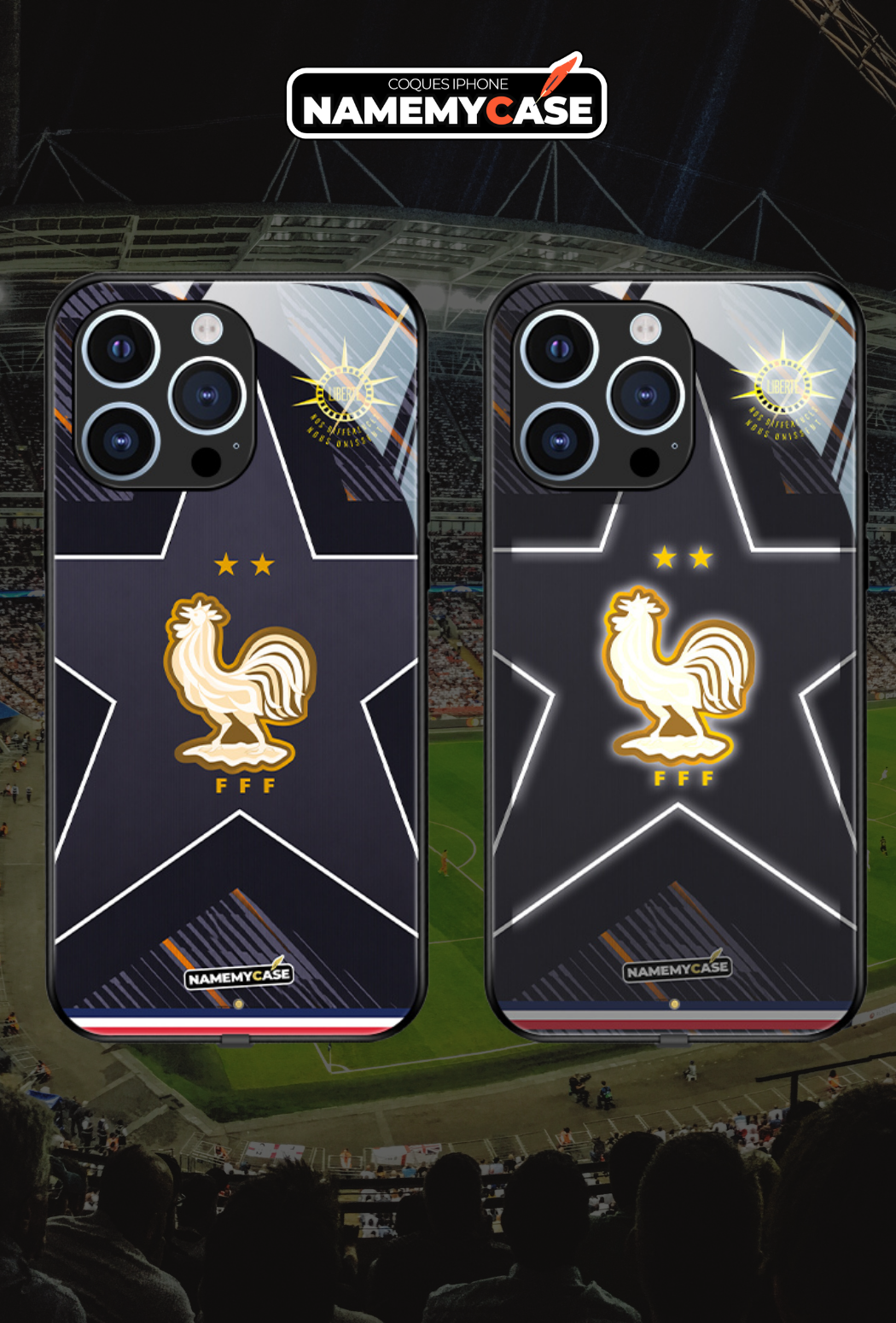 LED Leuchtendes iPhone Case - Omerta Pink