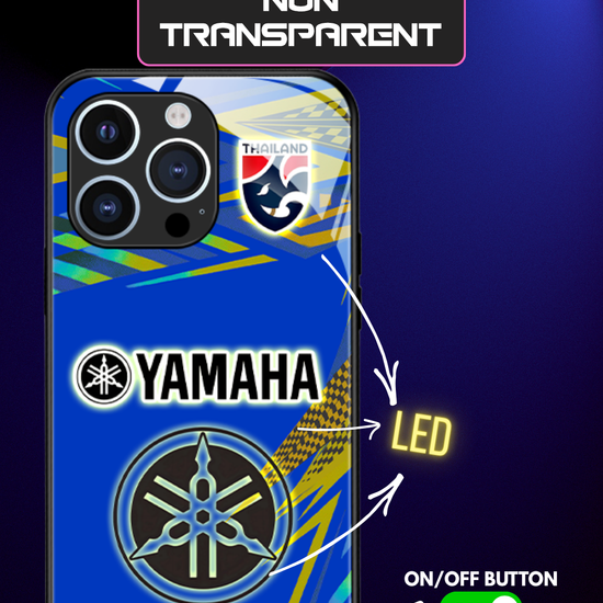 LED Leuchtendes iPhone Case - Yamaha Blau
