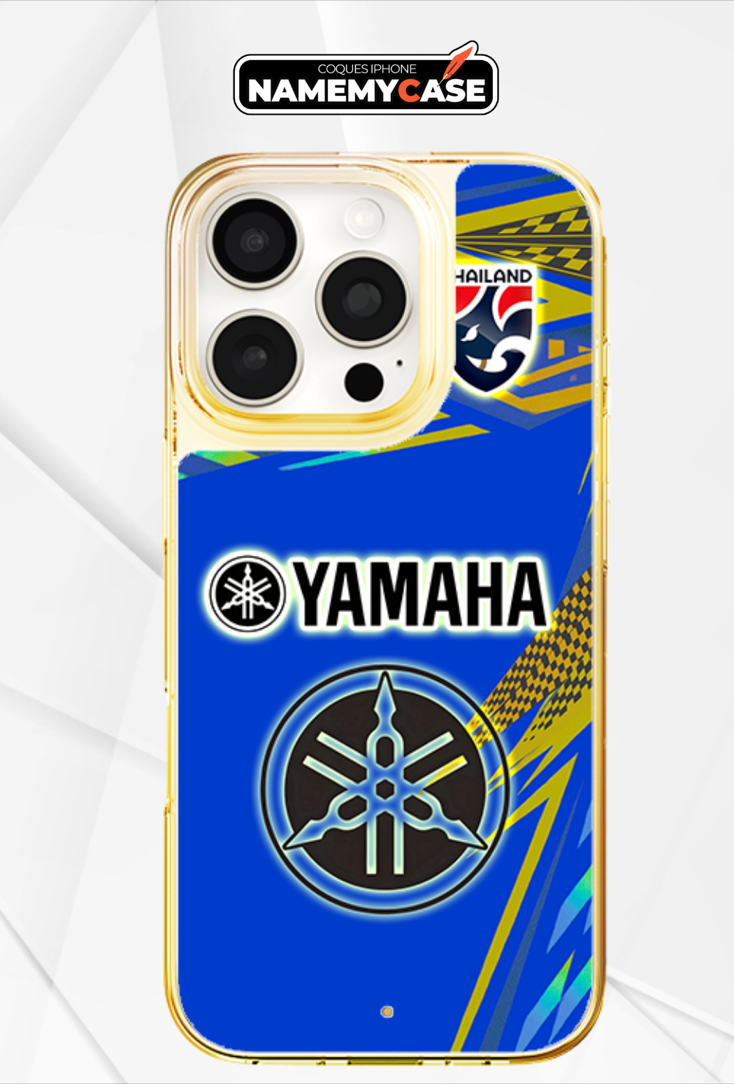 LED Leuchtendes iPhone Case - Yamaha Blau