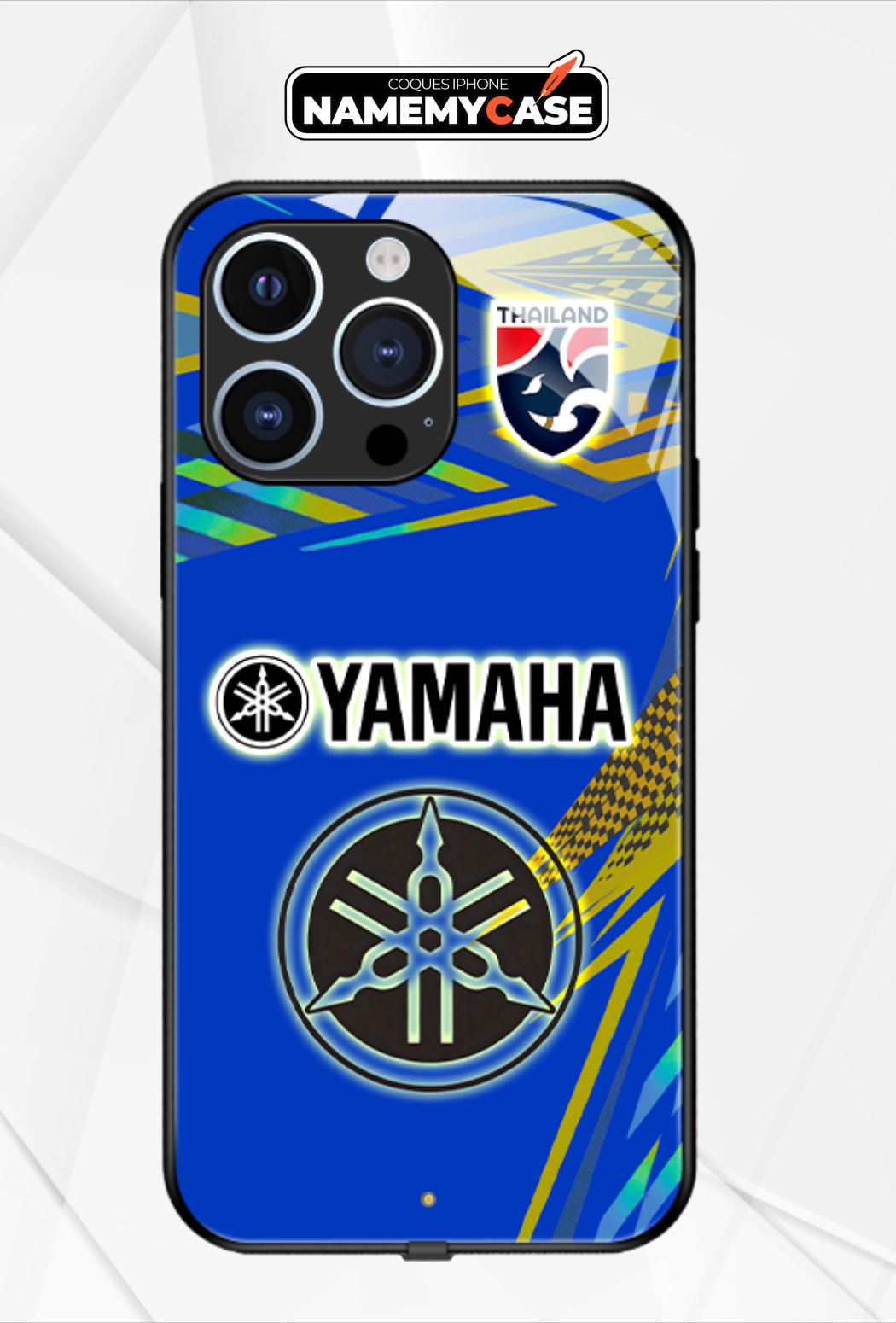 LED Leuchtendes iPhone Case - Yamaha Blau