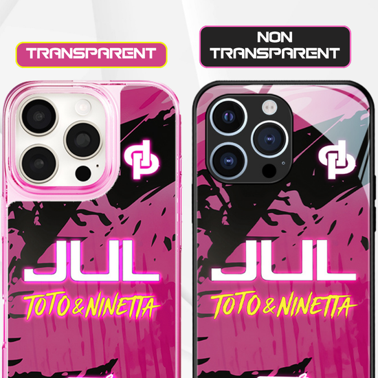 LED Leuchtendes iPhone Case - JUL Pink