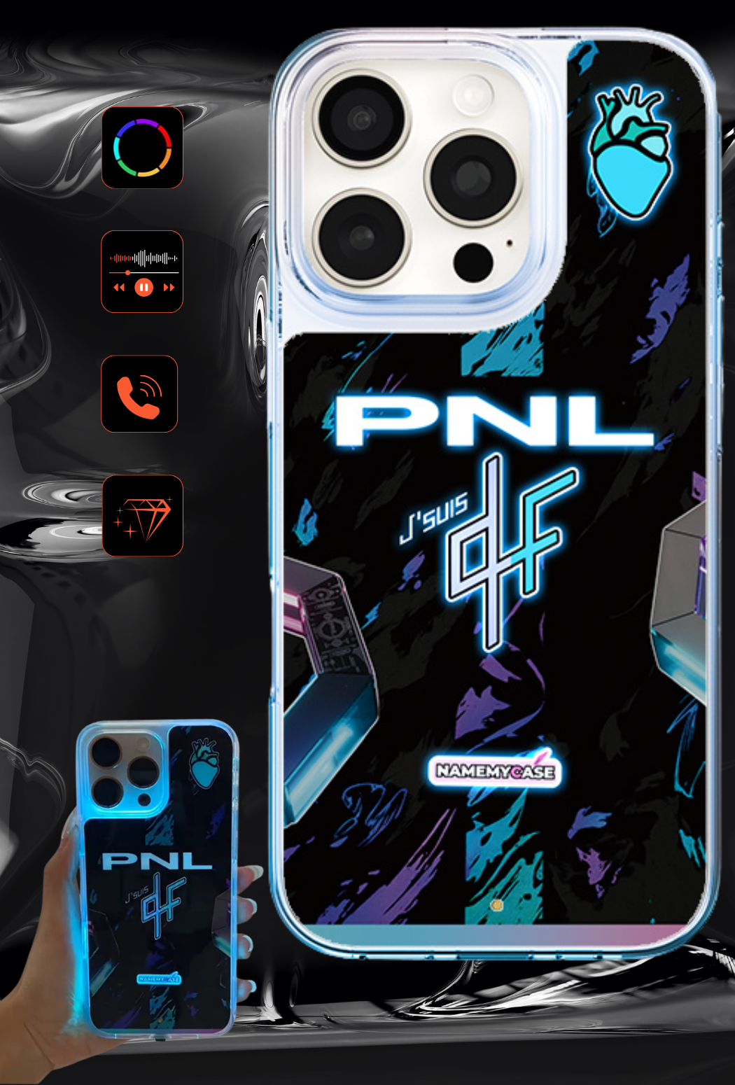 LED Leuchtendes iPhone Case - PNL
