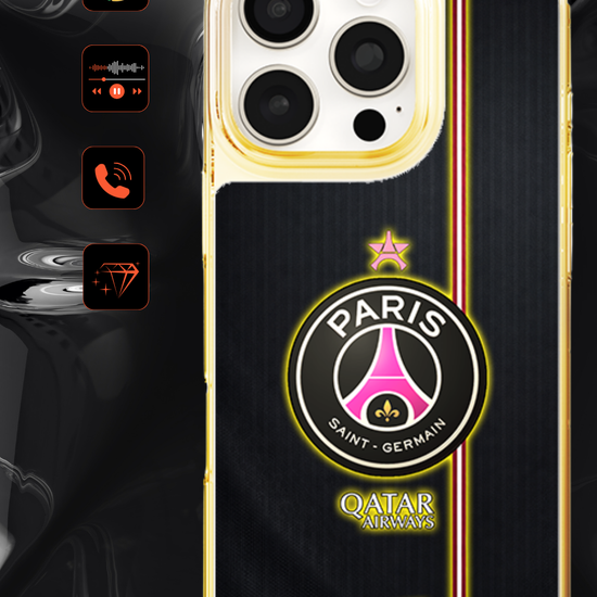 LED Leuchtendes iPhone Case - PSG Pink