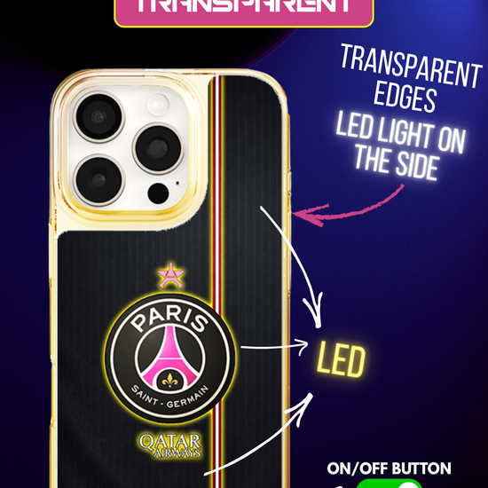 LED Leuchtendes iPhone Case - PSG Pink