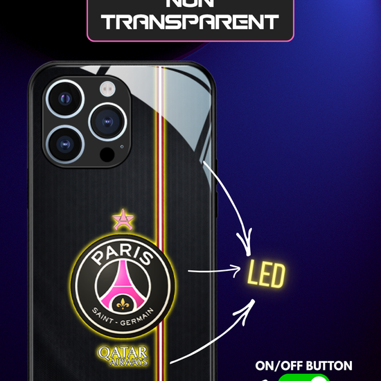 LED Leuchtendes iPhone Case - PSG Pink