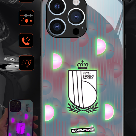 LED Leuchtendes iPhone Case - Omerta Pink
