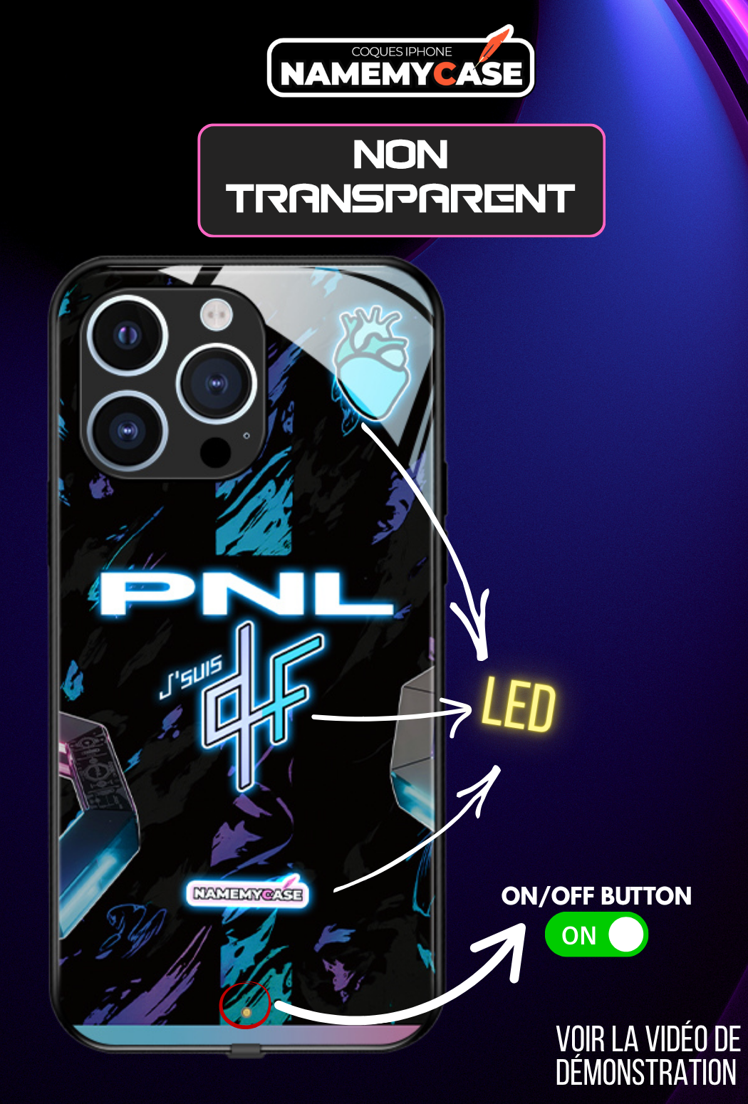 LED Leuchtendes iPhone Case - PNL