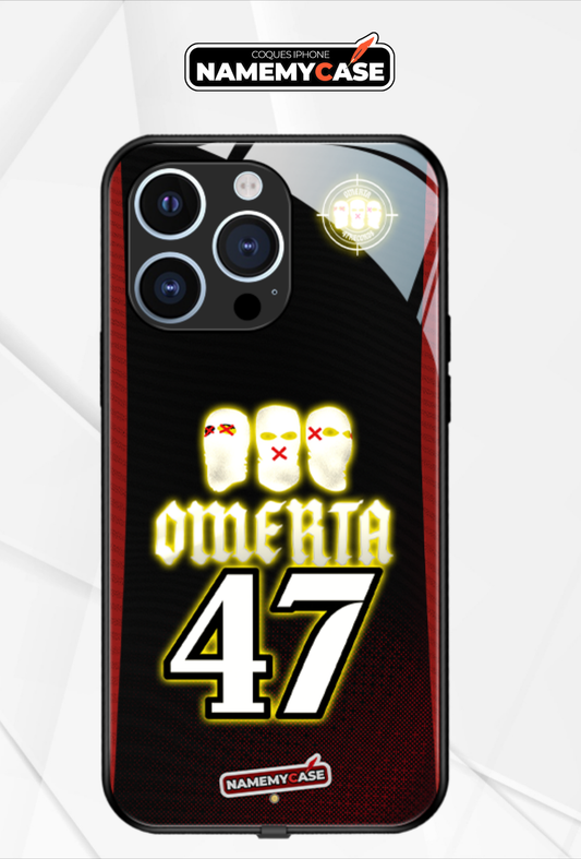 LED Leuchtendes iPhone Case - Omerta Schwarz