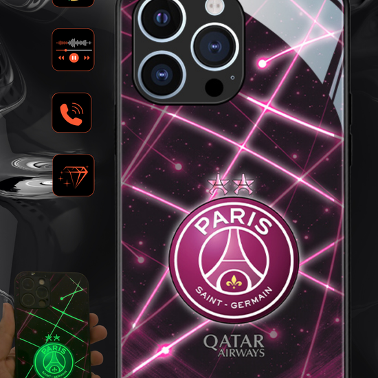 LED Leuchtendes iPhone Case - Omerta Pink