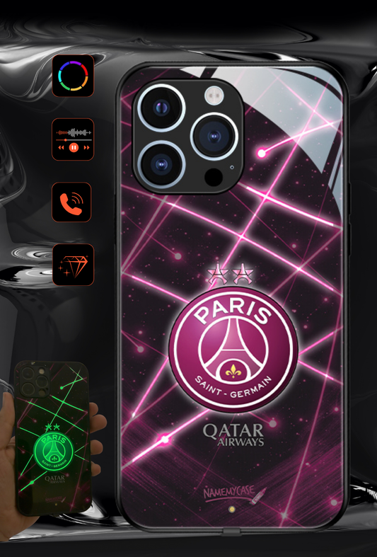 LED Leuchtendes iPhone Case - Omerta Pink
