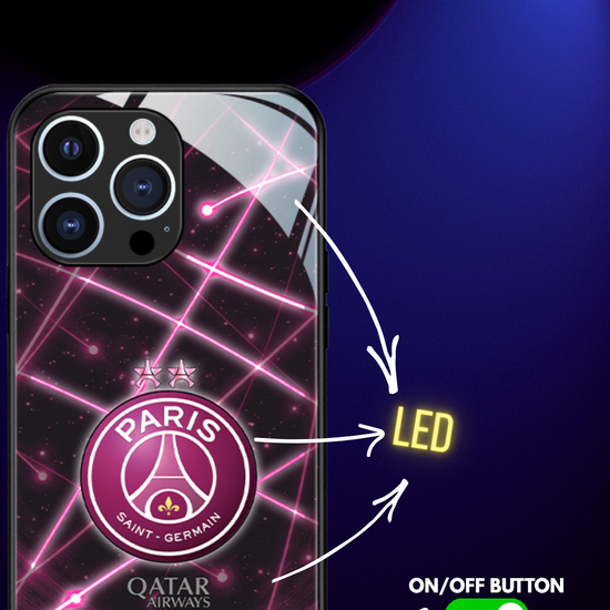LED Leuchtendes iPhone Case - Omerta Pink