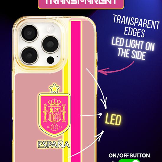 LED Leuchtendes iPhone Case - Spanien