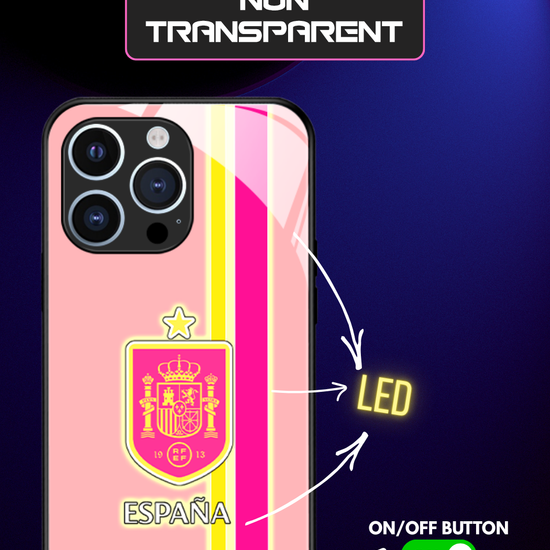LED Leuchtendes iPhone Case - Spanien