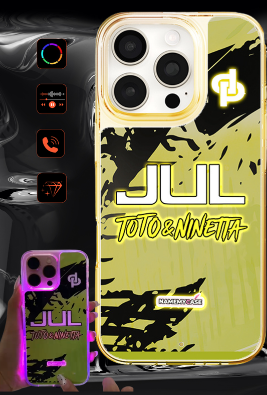LED Leuchtendes iPhone Case - JUL Gelb