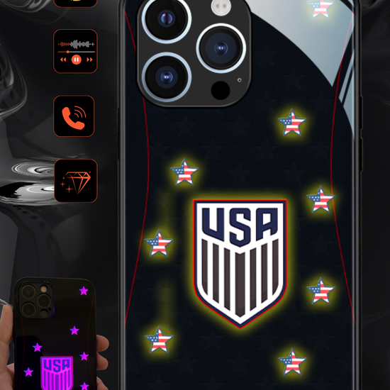 LED Leuchtendes iPhone Case - Omerta Pink