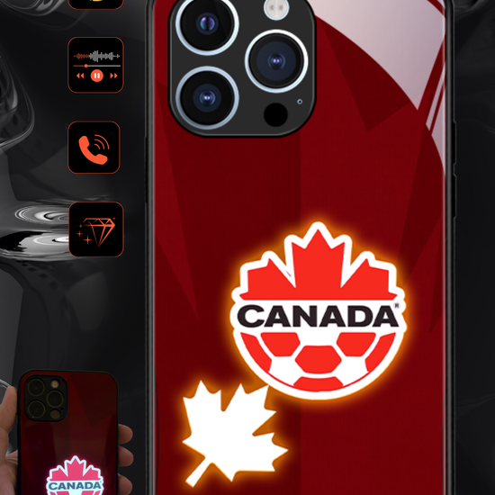 LED Leuchtendes iPhone Case - Omerta Pink