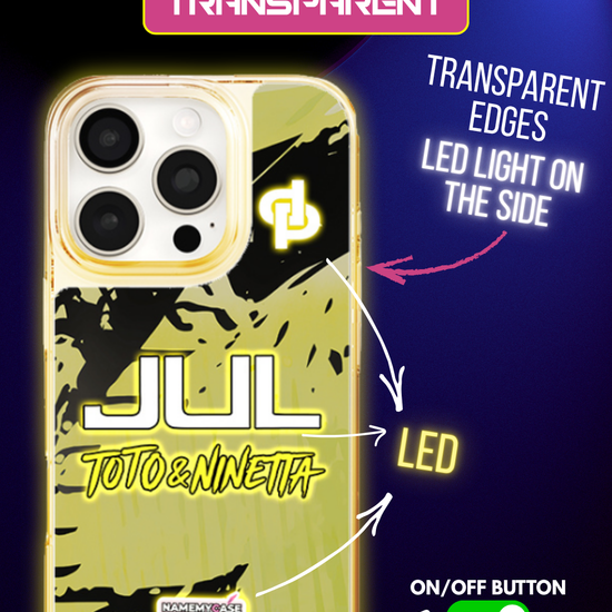 LED Leuchtendes iPhone Case - JUL Gelb