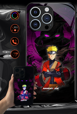 LED Leuchtendes iPhone Case - Kraft | Naruto