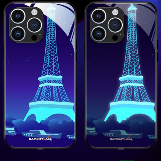 LED Leuchtendes iPhone Case - Eiffelturm