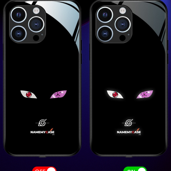 LED Leuchtendes iPhone Case - Lila Augen | Naruto