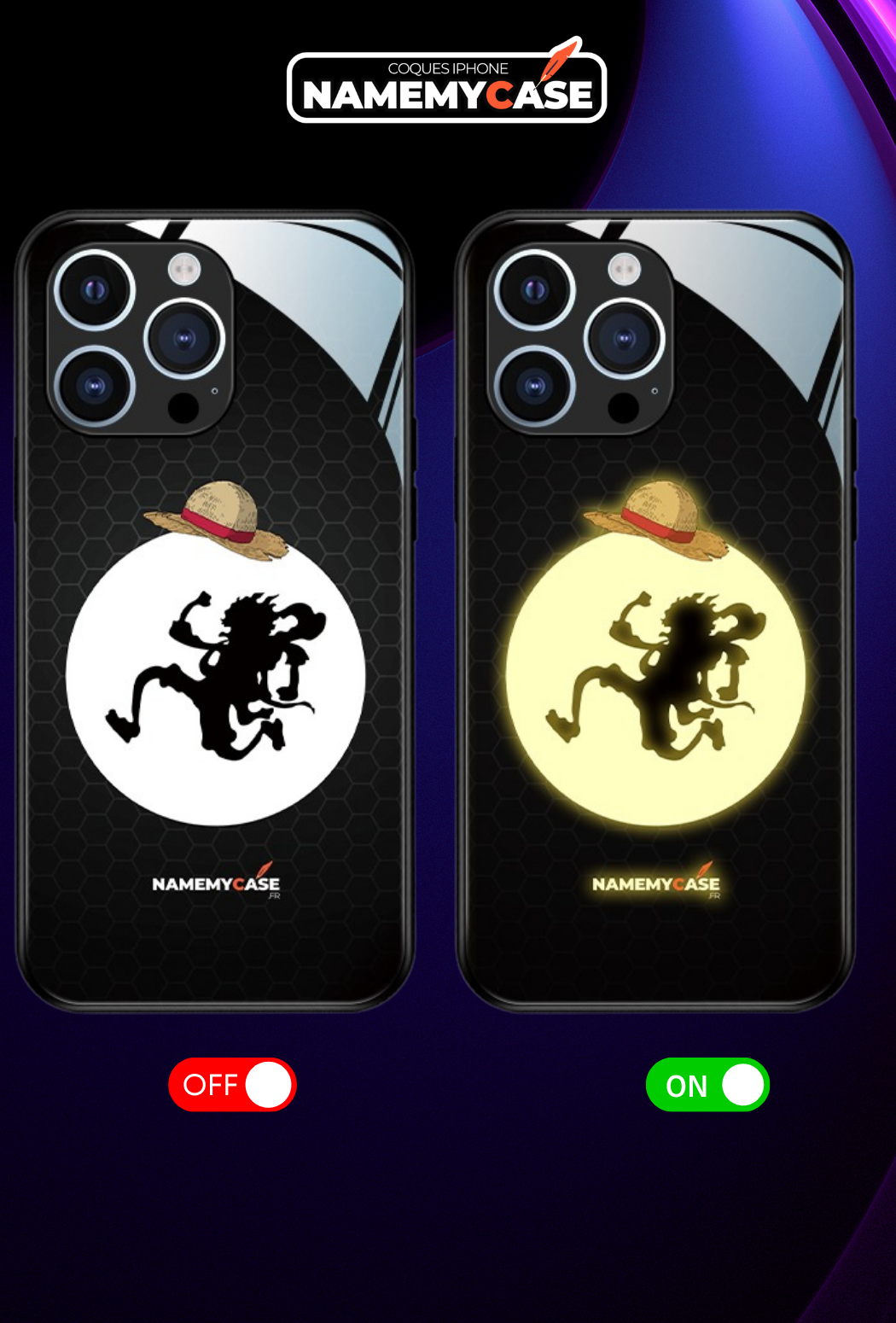 LED Leuchtendes iPhone Case - Nika | One Piece
