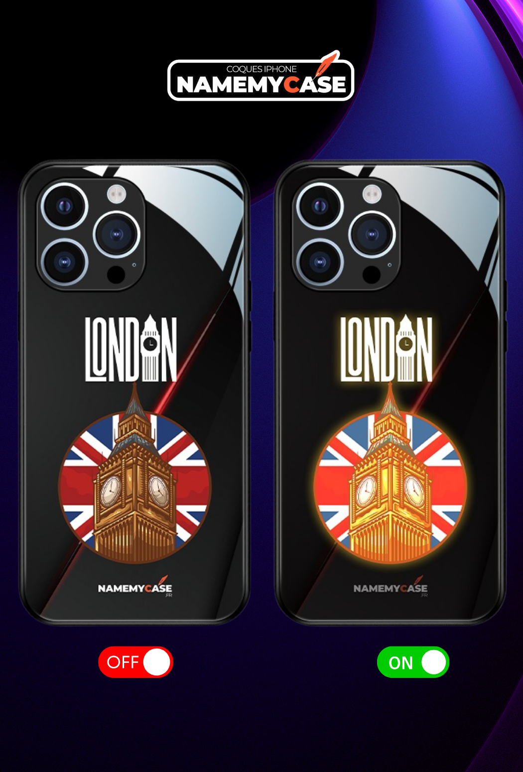 LED Leuchtendes iPhone Case - London