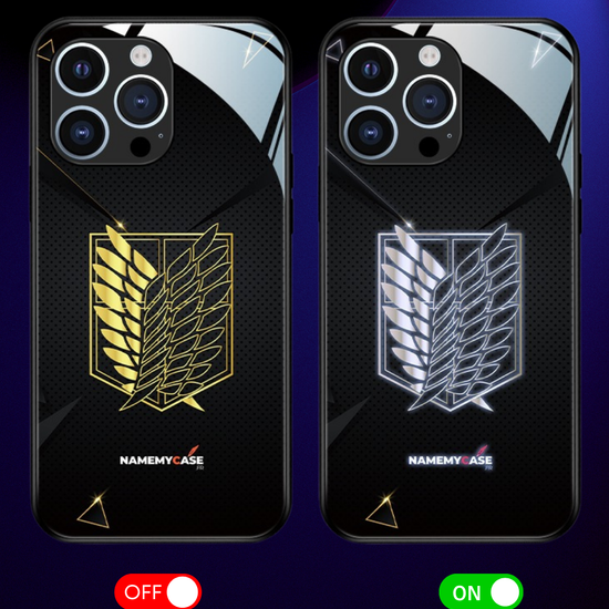 LED Leuchtendes iPhone Case – Wings of Freedom | Attack on Titan