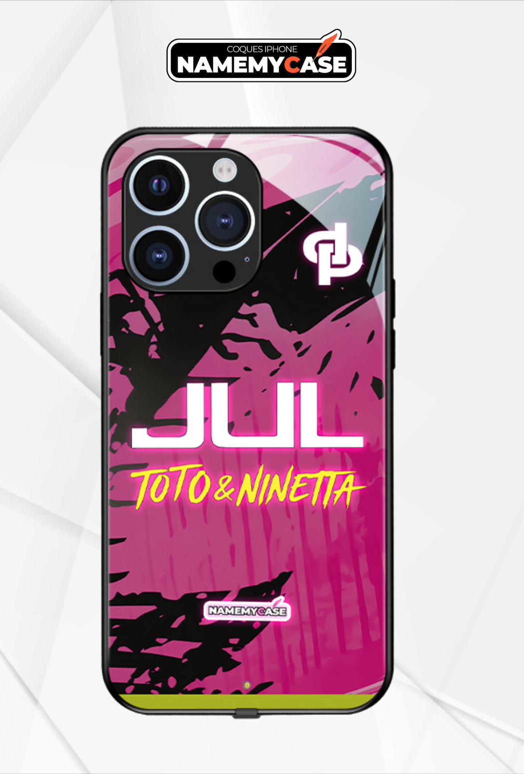 LED Leuchtendes iPhone Case - JUL Pink