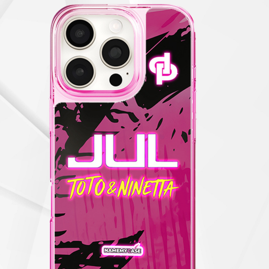 LED Leuchtendes iPhone Case - JUL Pink