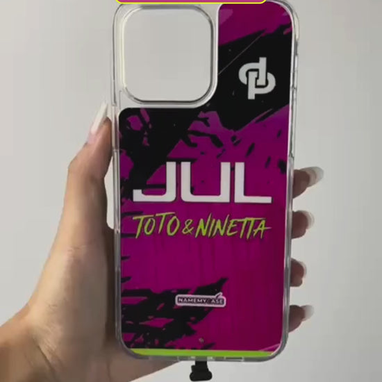 LED Leuchtendes iPhone Case - JUL Pink