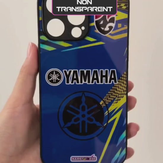 LED Leuchtendes iPhone Case - Yamaha Blau