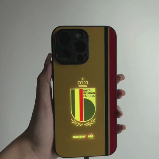 LED Leuchtendes iPhone Case - Belgien