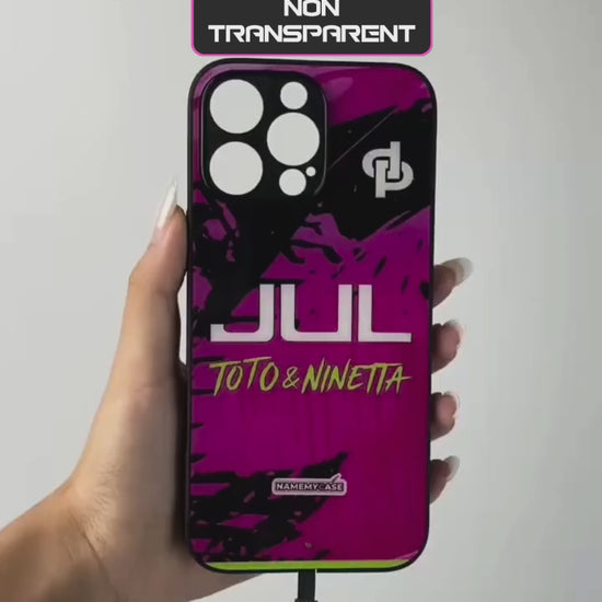 LED Leuchtendes iPhone Case - JUL Pink