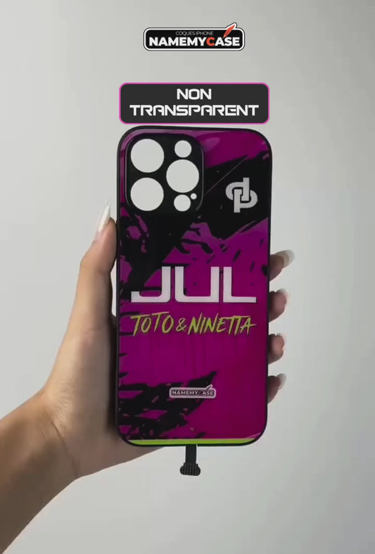 LED Leuchtendes iPhone Case - JUL Pink