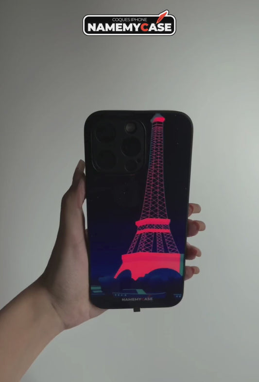 LED Leuchtendes iPhone Case - Eiffelturm
