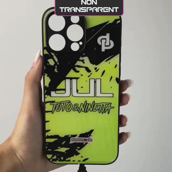 LED Leuchtendes iPhone Case - JUL Gelb